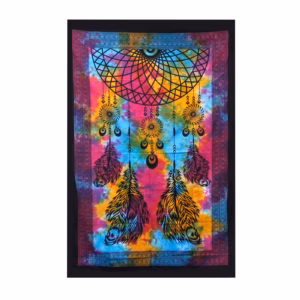 Double Cotton Bedspread + Wall Hanging - Dreamchatcher 230cm x - 200cm