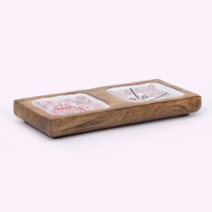 Doppeltes Schmucktablett - Hop Hare - 20x10x2,5cm