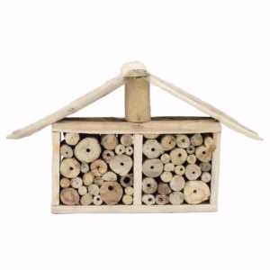 Boîte à Insectes et Abeilles en Bois Flotté - Grande Maison