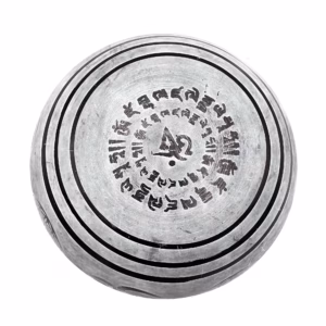 Klangschale aus Erdpulver - OM Five Buddha - 16cm