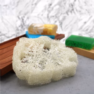 Egyptische Luxe Natuurlijke Loofah met Katoenen Koord - 2cm