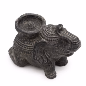 Elephant Räucherstäbchen - Und Kerzenhalter - Schwarz Antik