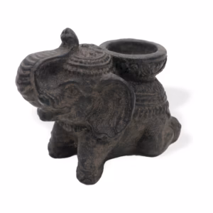 Elephant Räucherstäbchen - Und Kerzenhalter - Schwarz Antik