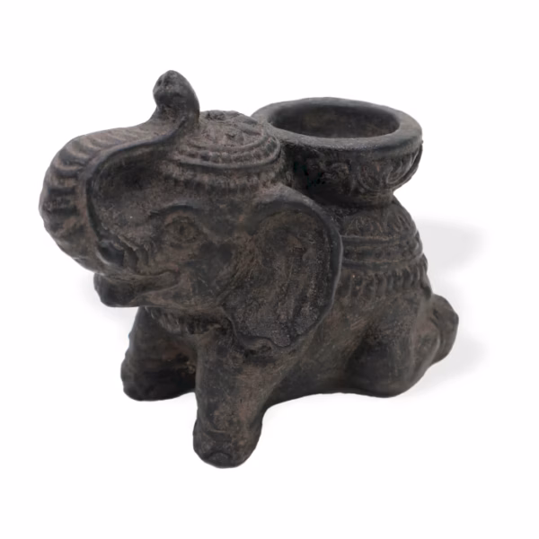 Elephant Räucherstäbchen - Und Kerzenhalter - Schwarz Antik