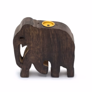 Olifant Wierookkegel en Stokhouder