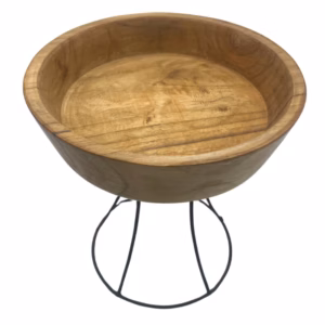 Elevated Teak Bowl - Medium Tray