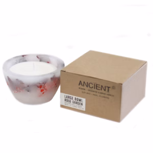 Bougie Enchantée - Grand Bol - Rose