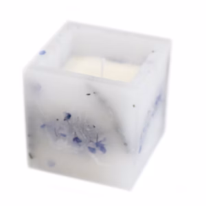 Betoverende Geparfumeerde Soja Kaars - Groot Vierkant - Lavendel