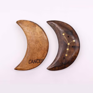 Quemadores de Incienso con Signos del Zodíaco de Latón Grabado - Luna