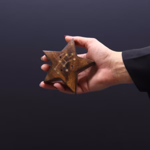 Quemadores de Incienso con Signos del Zodíaco de Latón Grabado - Estrella