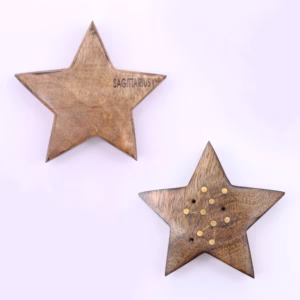 Quemadores de Incienso con Signos del Zodíaco de Latón Grabado - Estrella