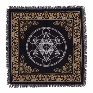 Nappe d'Autel Ésotérique à Franges - Tableau des Chakras