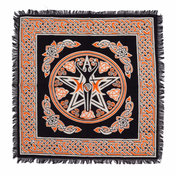 Nappe d'Autel Ésotérique à Franges - Terre Mère