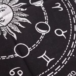 Esoterisk Fransad Altarduk - Horoskop