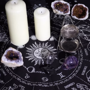 Esoterisk Fransad Altarduk - Horoskop
