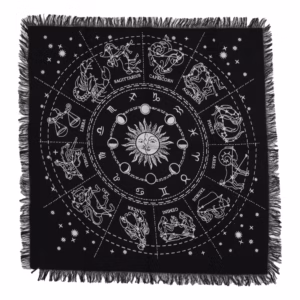 Esoterisches Altartuch mit Fransen - Horoskop