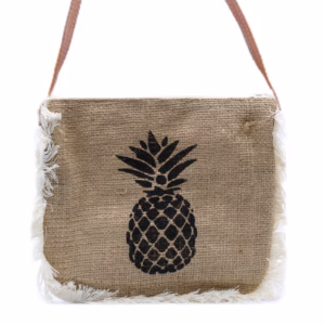 Fransväska - Ananas Tryck