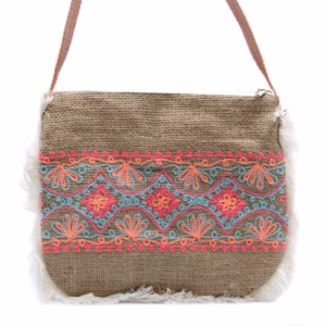 Fab Fringe Veske - Broderi med Sommermønster