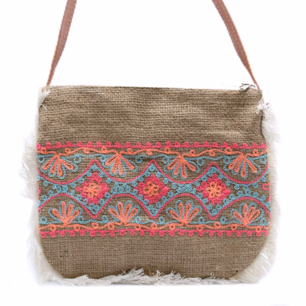 Bolsos de Yute - Bordado de Verano