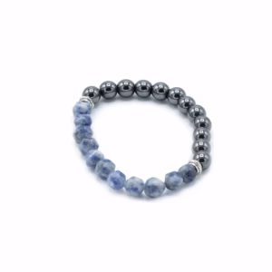 Bracelets Pierres Fines Facettes Magnétique - Sodalite
