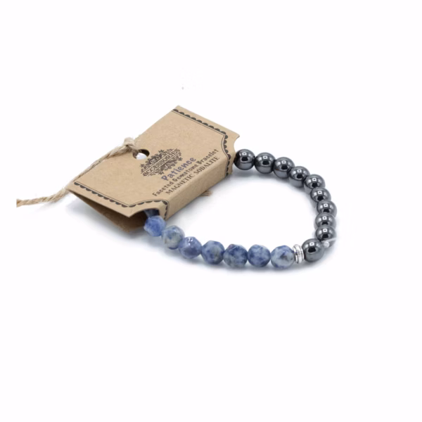 Bracelets Pierres Fines Facettes Magnétique - Sodalite