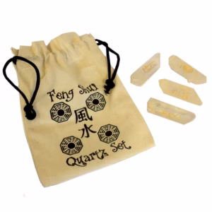 Fengshui Quatra - Set Naturlig Kvarts