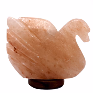 Saltlampa - Svanfigur - 17x14cm