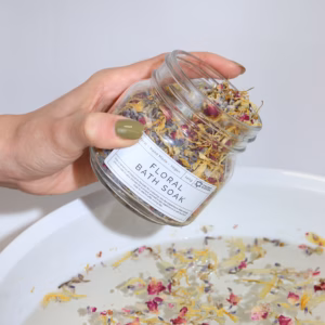 Floral Bath Soak - Naturlig - 140g