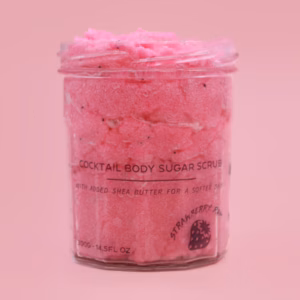 Duftende Sukkerskrubb - Jordbærrom 300g