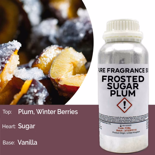 Frosted Sugar Plum Ren Duftolie - 500ml