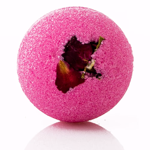 Boule de Bain Funky 125g - Rose Rouge
