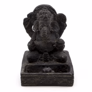 Brûleur d'Encens Ganesh Fengshui - Noir Antique