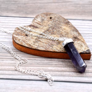 Anheng Edelsten Klassisk Spiss - Ametyst