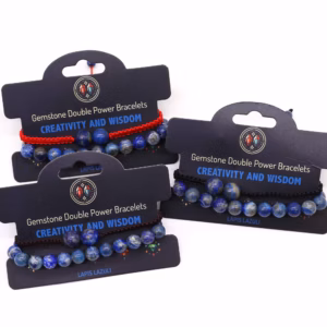 Edelsteen Dubbele Kracht Armbanden - Lapis Lazuli