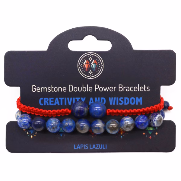 Gemstone Double Power Bracelets - Sodalite