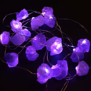 Lumières d'Enchantement en Pierres Fines - Amethyste