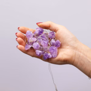 Lumières d'Enchantement en Pierres Fines - Amethyste