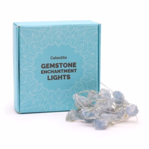 Natuurlijke Edelsteen Decoratieve Slingers - Celestiet