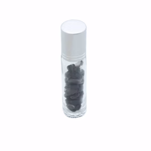 Eterisk Olje Roll-On Flaske - Svart Turmalin - Sølvkork - 5ml
