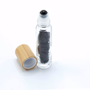 Rulleflaske til Æterisk Olie - Sort Turmalin 5ml Flask