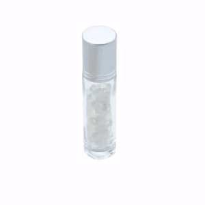 Eterisk Olje Roll-On Flaske - Bergkvarts - Sølvkork - 5ml