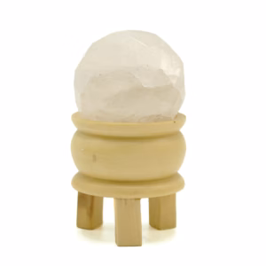 Edelsten Facettert Healing Ball & Stativ - Bergkvarts