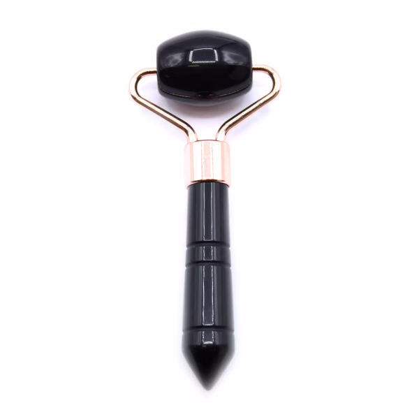 Edelstein - Mini - Roller - Schwarzer Obsidian