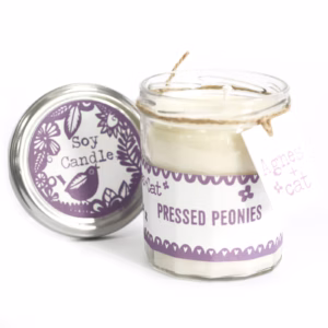 Cadeaubox - Parma Violet - Kaars + Zeezout en Mos & Dolly Blauw - Bruis