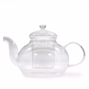 Tetera de Vidrio - Perla Redonda - 800ml - En Caja de Regalo