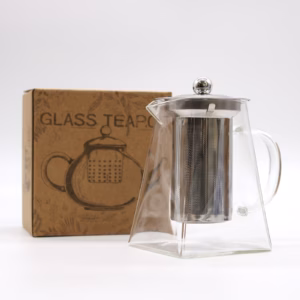 Tepotte med Glasinfuser - Tårnform - 750ml