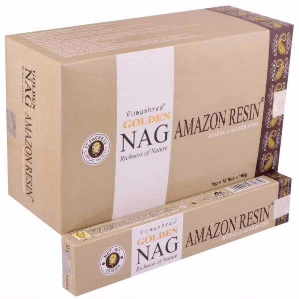 Golden Nag Wierook 15g - Amazonehars - Breuzinho
