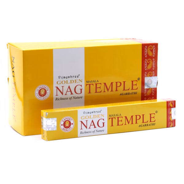 Golden Nag - Temple Incense - 15g
