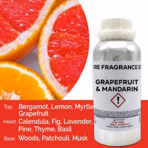 Pamplemousse & Mandarine - Huile de Parfum Pure 500ml