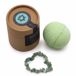 Badebombe med Armbånd av Grønn Aventurin